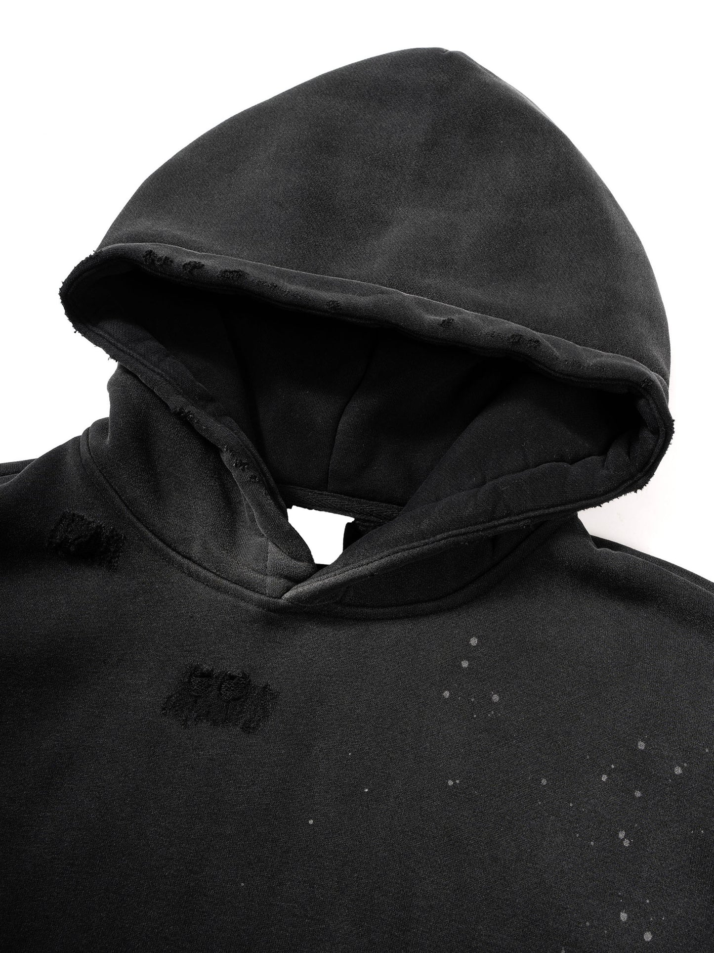 Protecting My Heart Frayed Effect Hoodie