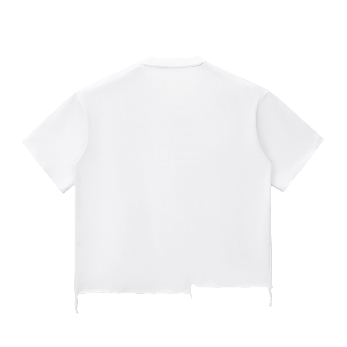 Astral Projection Snow Wash Raw-Hem Boxy T-shirt