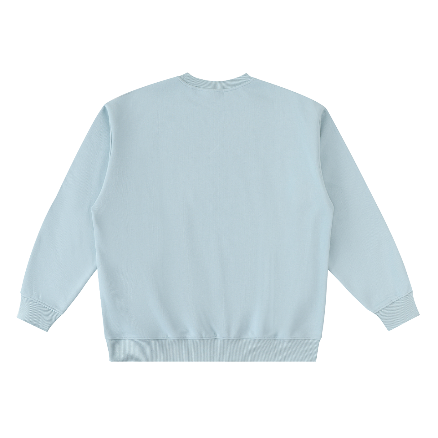 Trippy Ice Cream Art By Kelz Logo Oversized Crewneck Taped Sweatshirt