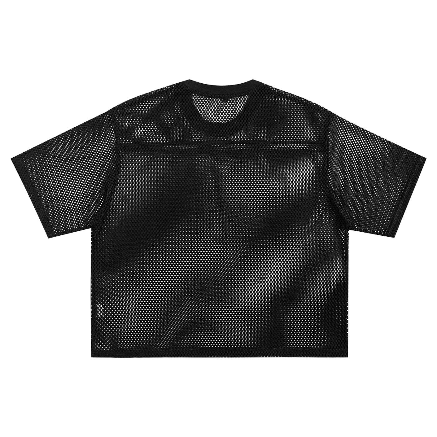 Too High For This See-through Boxy Net T-shirt