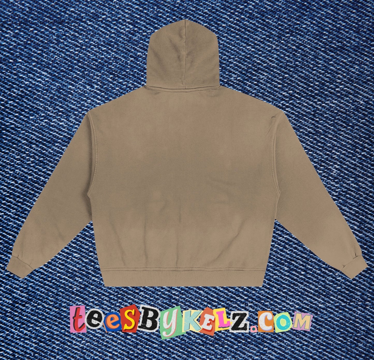Slime Ice Cream Art By Kelz Logo Hand-Frayed Sunfade Zip Hoodie