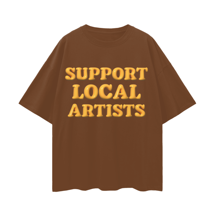 Support Local Artists Graphic Loose Tee