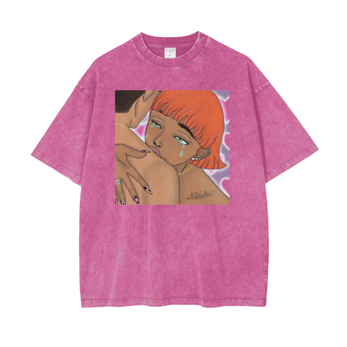 Daddy Issues Oversized Snow Wash T-Shirt
