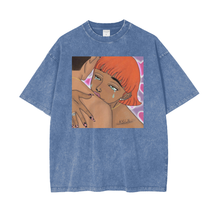 Daddy Issues Oversized Snow Wash T-Shirt