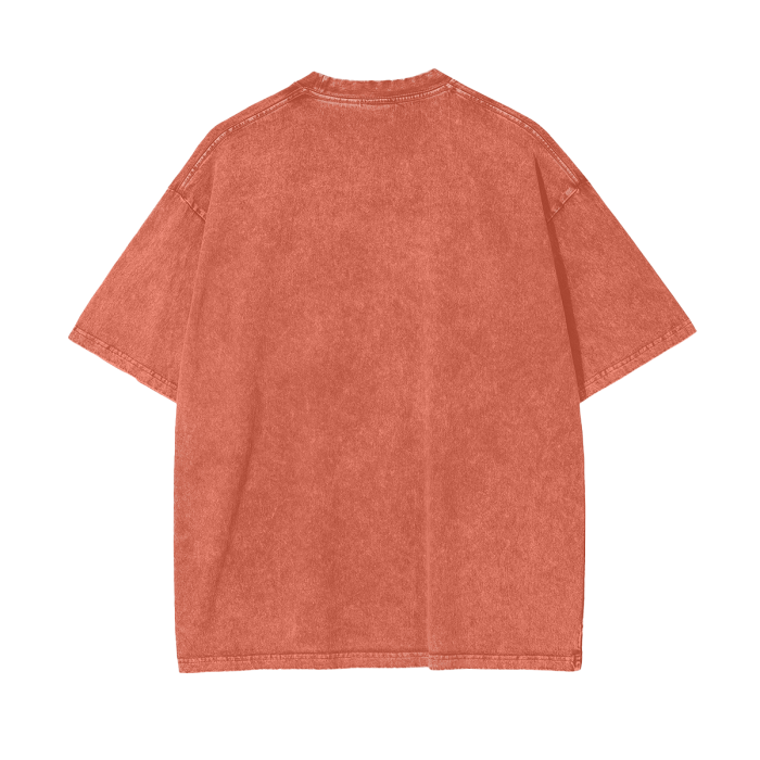Koi Fish Oversized Snow Wash T-Shirt