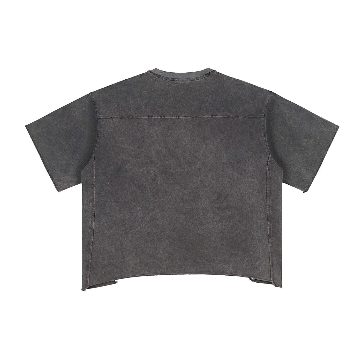 In For The Thrill Flaming Raw Edge Snow Washed Boxy T-Shirt