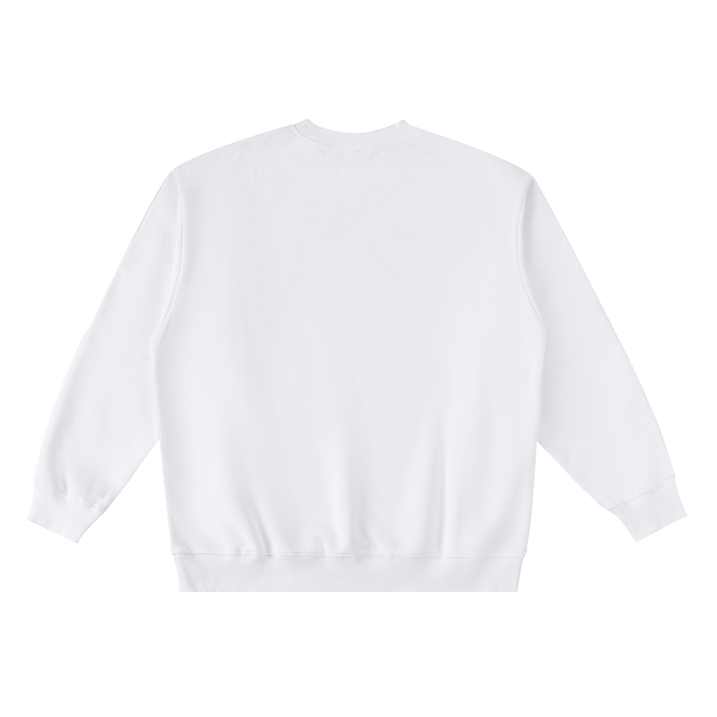 Trippy Ice Cream Art By Kelz Logo Oversized Crewneck Taped Sweatshirt