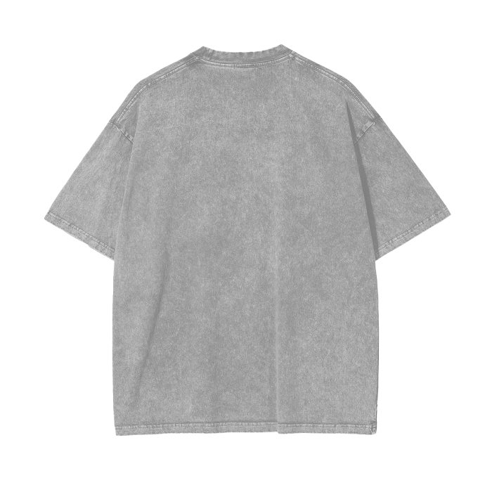 Koi Fish Oversized Snow Wash T-Shirt