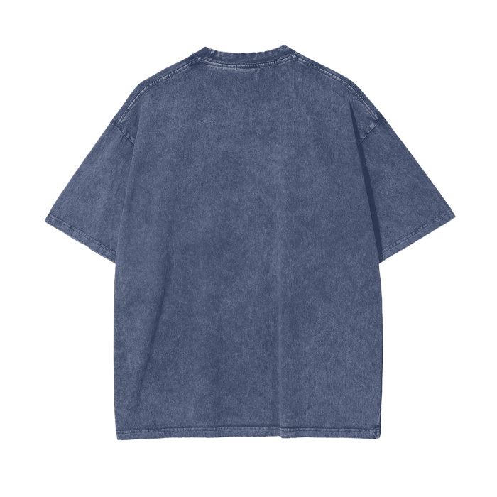 Koi Fish Oversized Snow Wash T-Shirt