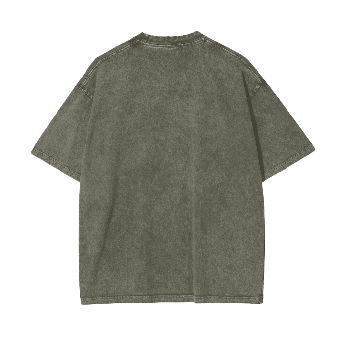 Koi Fish Oversized Snow Wash T-Shirt