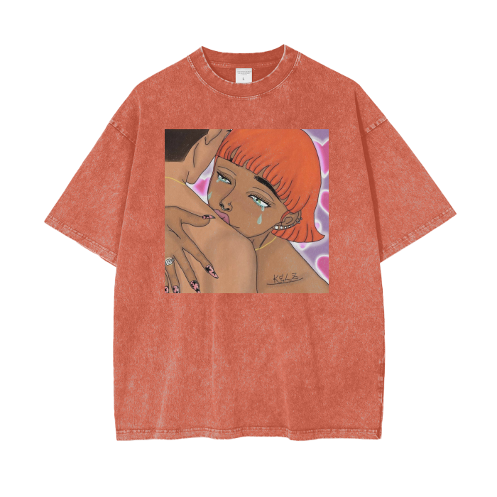 Daddy Issues Oversized Snow Wash T-Shirt