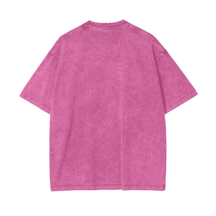 Koi Fish Oversized Snow Wash T-Shirt