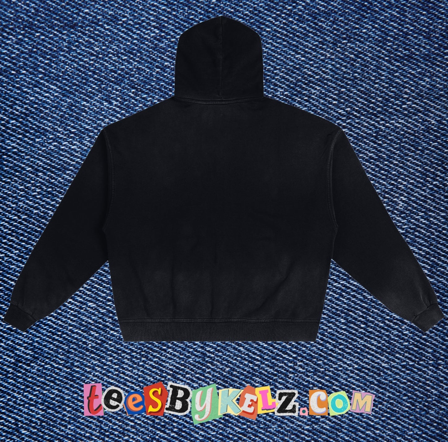 Slime Ice Cream Art By Kelz Logo Hand-Frayed Sunfade Zip Hoodie
