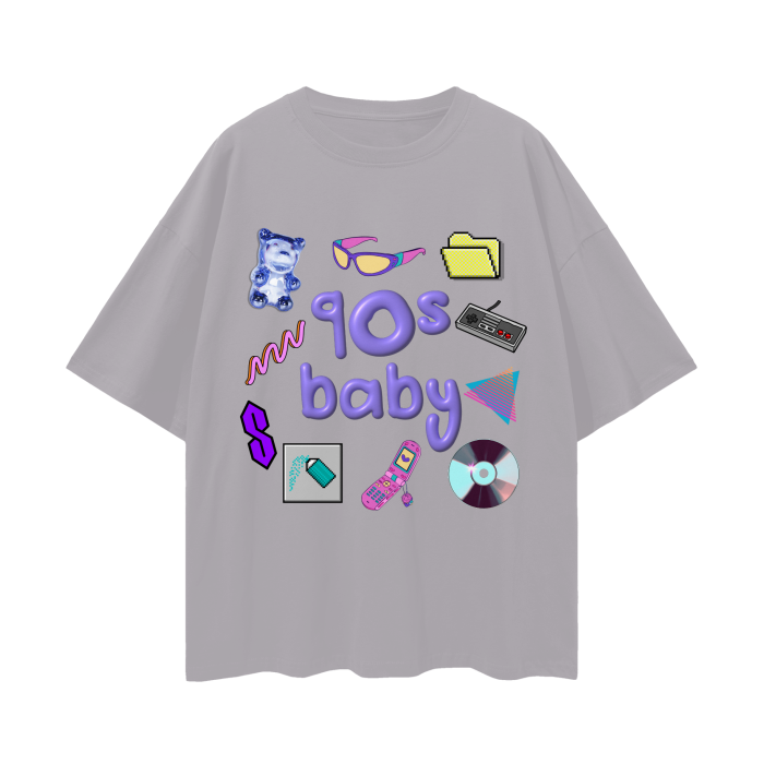 90s Baby Graphic Loose Tee