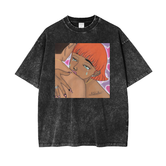 Daddy Issues Oversized Snow Wash T-Shirt