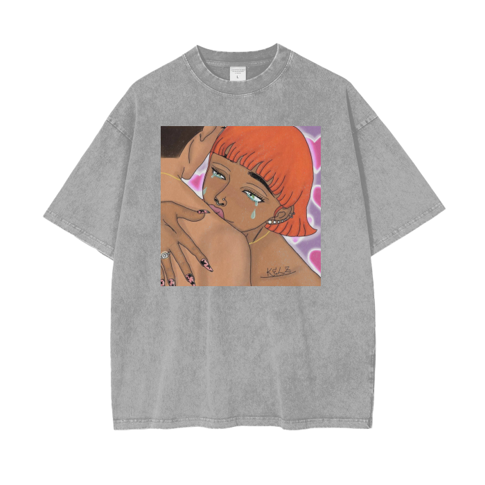 Daddy Issues Oversized Snow Wash T-Shirt