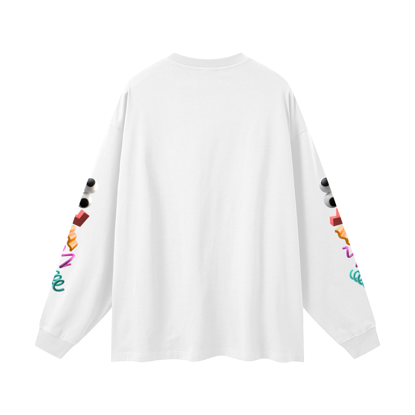 Wake TF Up! Nostalgic 90s Vibe Oversized Unisex Long Sleeve T-Shirt