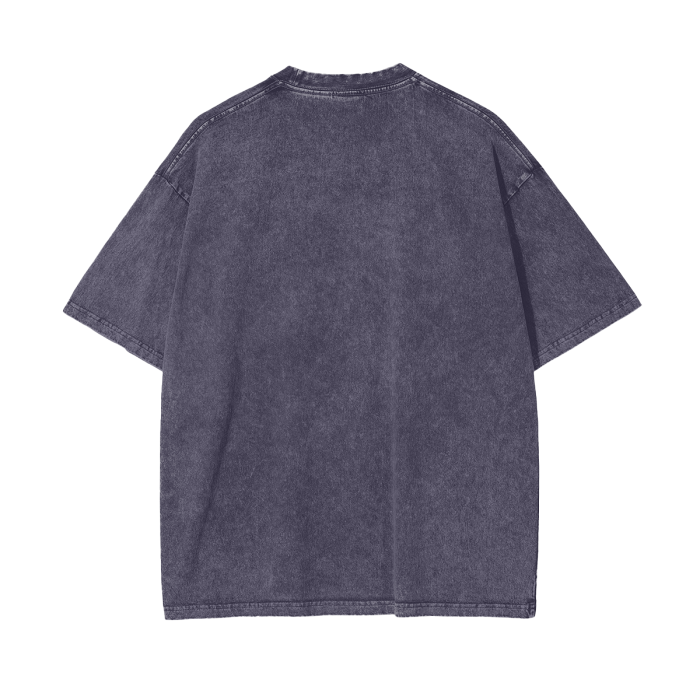 Koi Fish Oversized Snow Wash T-Shirt