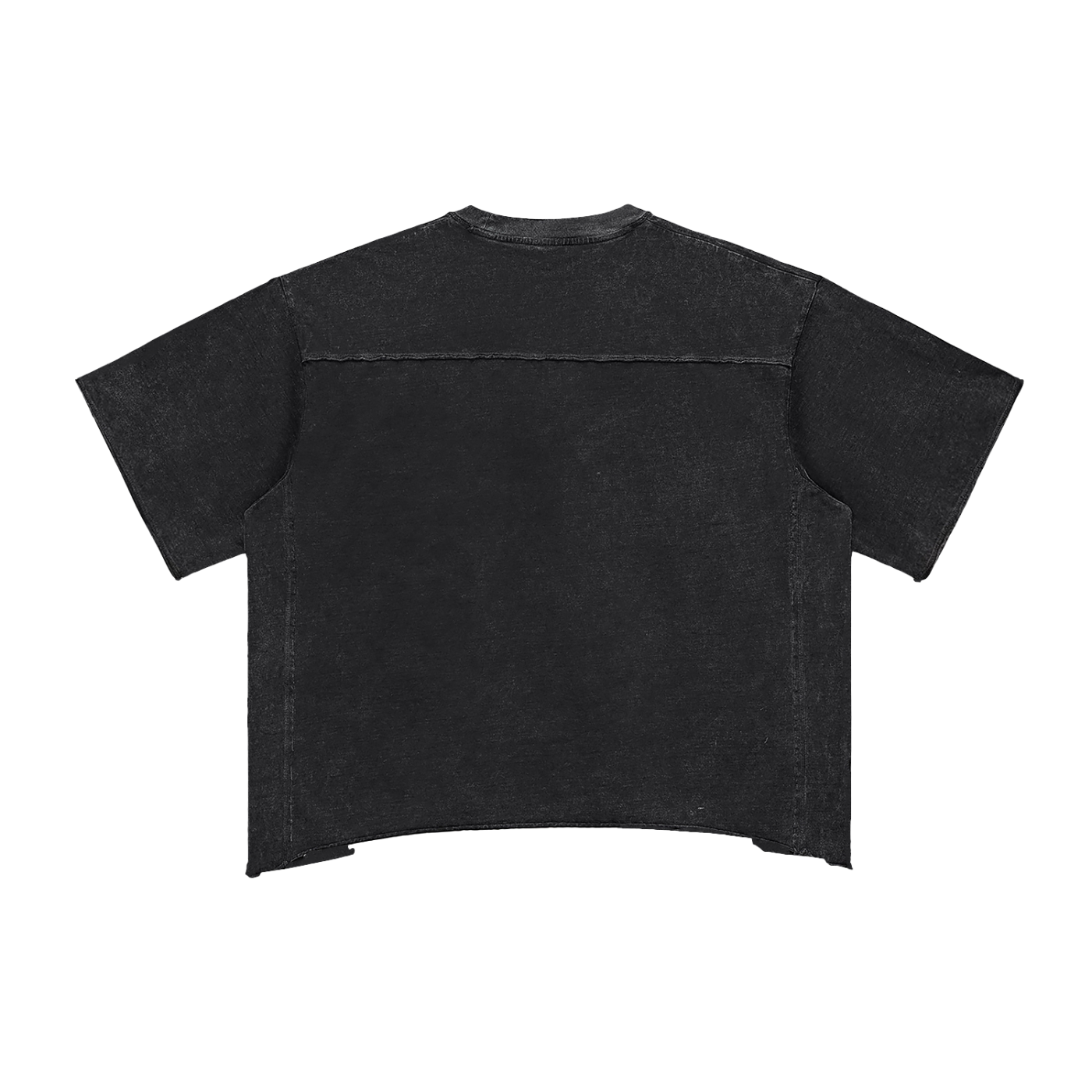 In For The Thrill Flaming Raw Edge Snow Washed Boxy T-Shirt