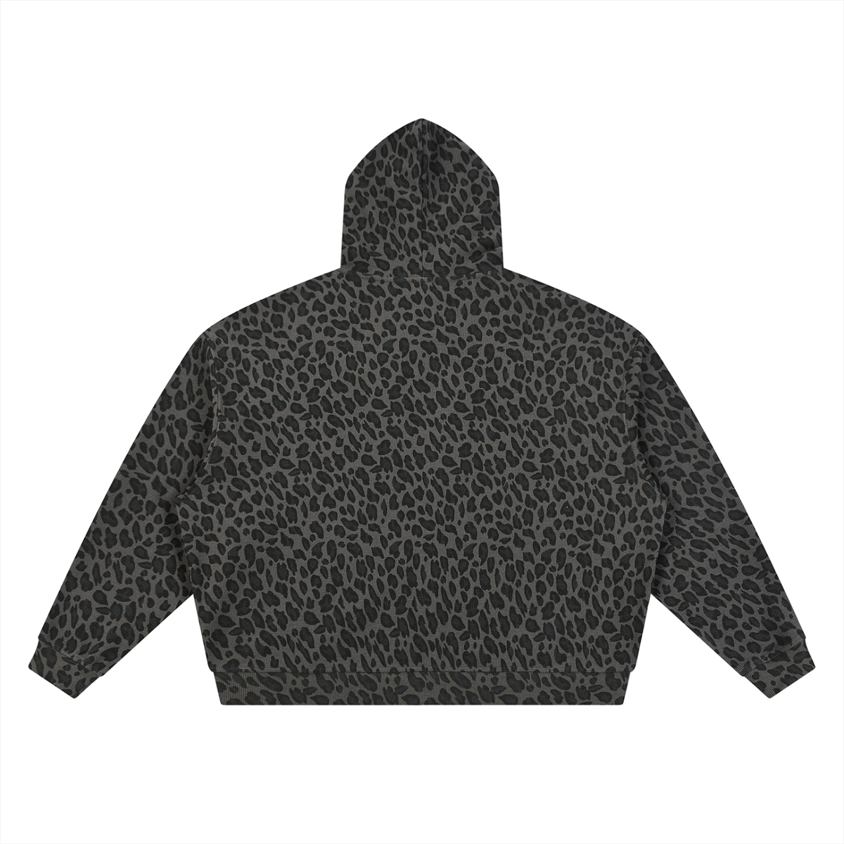 VooDoo Doll Art By Kelz Unisex Leopard Print Waffle Full Zip Hoodie