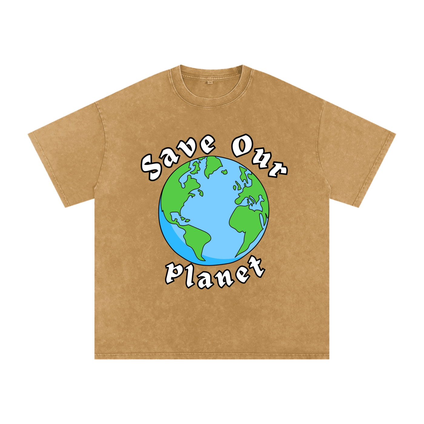 Save Our Planet Acid Wash Oversize T-Shirt