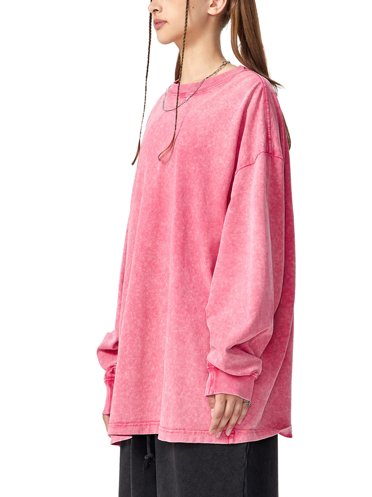 Billionaire Baby Snow Washed Frayed Edge T-Shirt