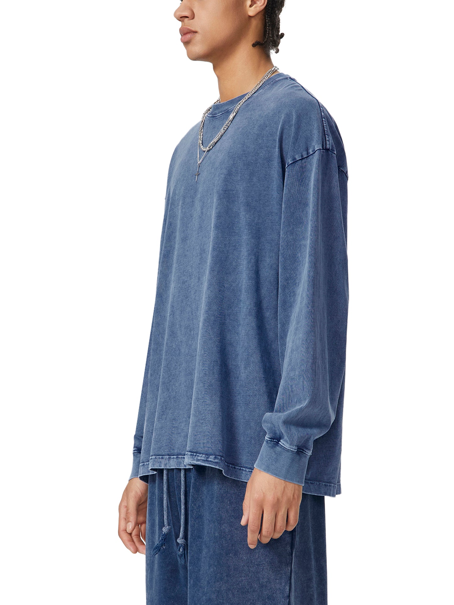 Billionaire Baby Snow Washed Frayed Edge T-Shirt