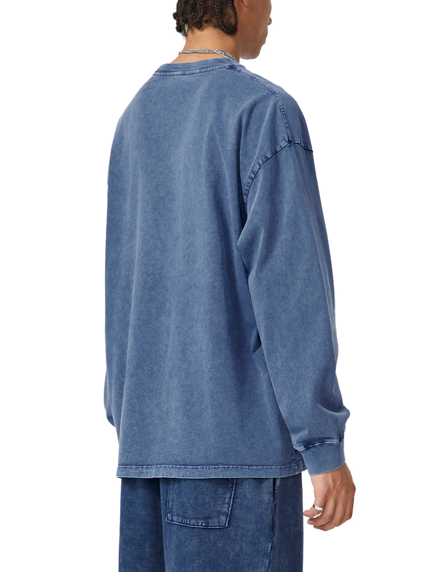 Billionaire Baby Snow Washed Frayed Edge T-Shirt