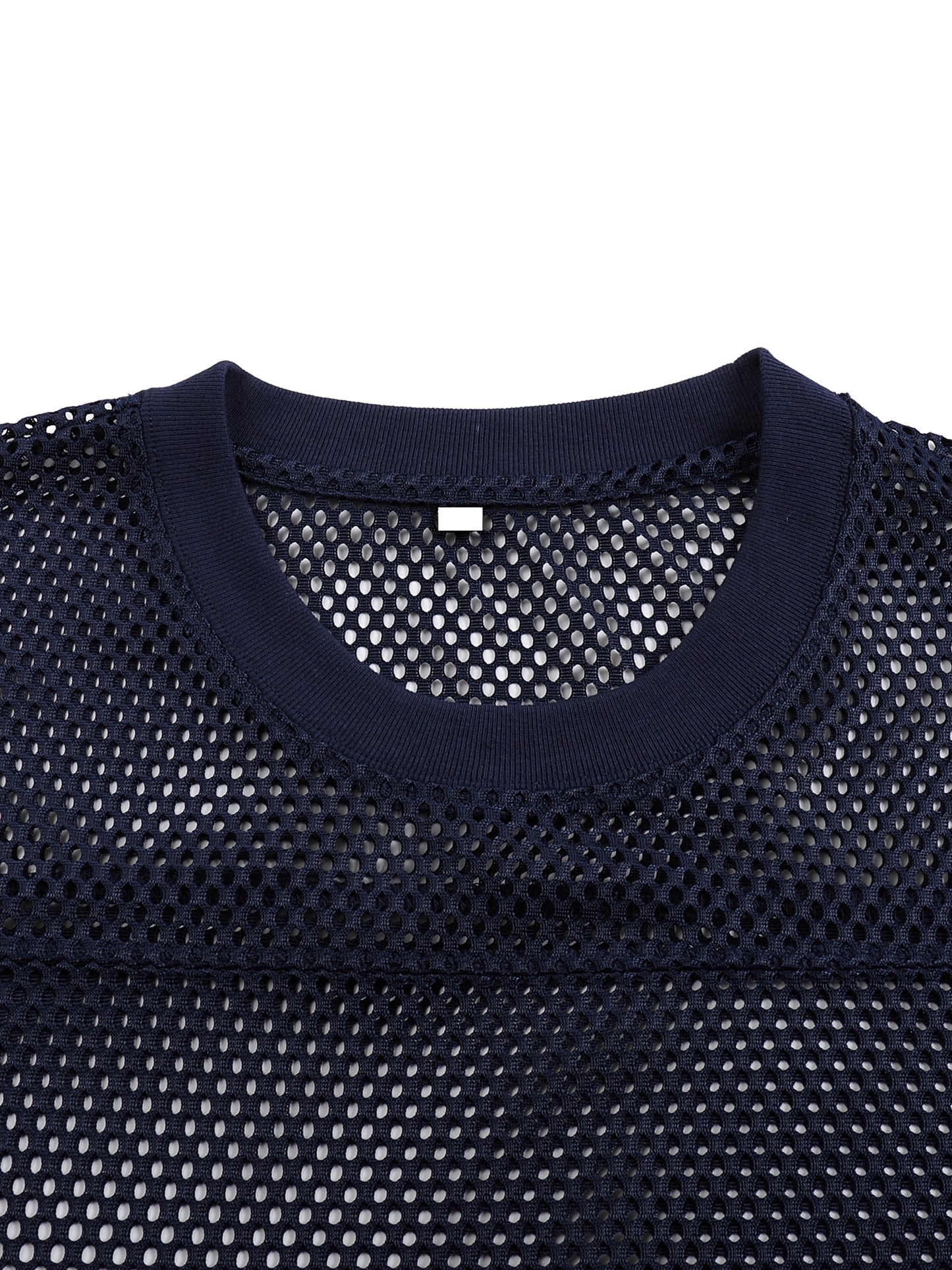 Too High For This See-through Boxy Net T-shirt