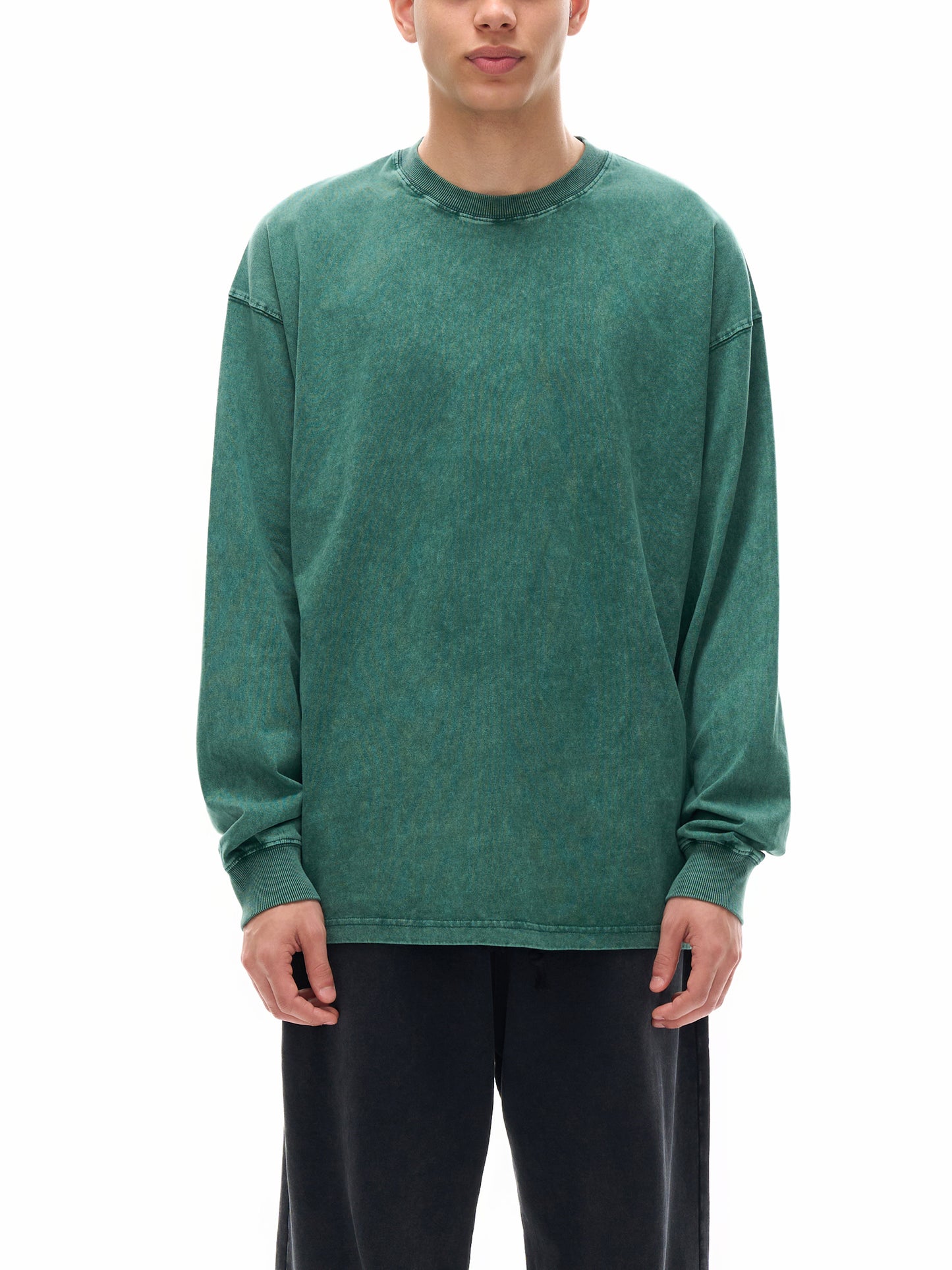Take Your Limits Off Acid Wash Oversize Long Sleeve T-Shirt