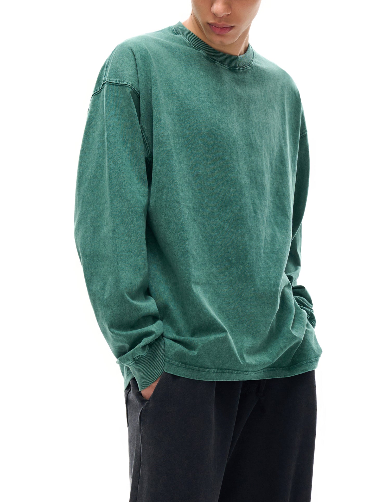Take Your Limits Off Acid Wash Oversize Long Sleeve T-Shirt