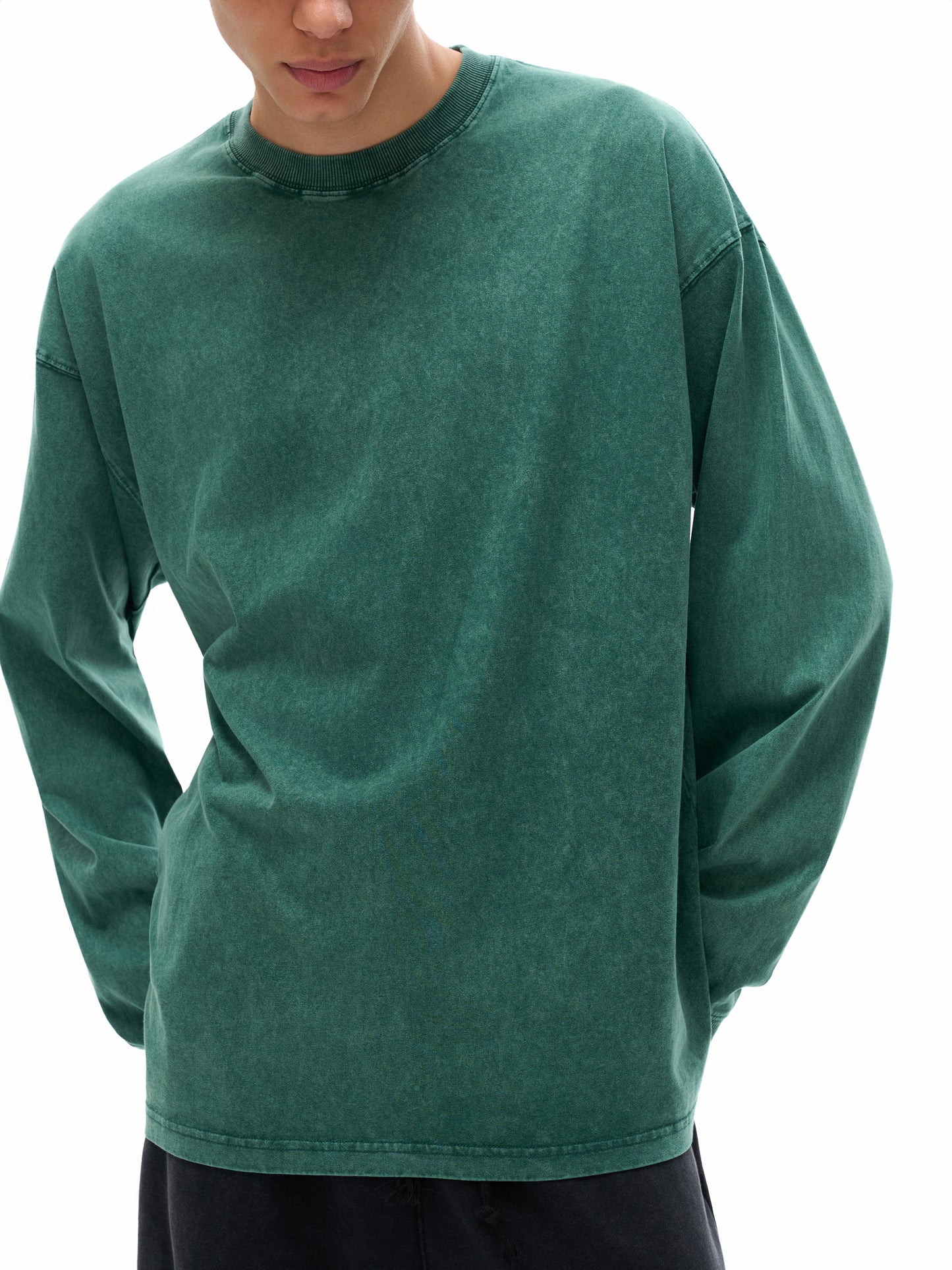 Take Your Limits Off Acid Wash Oversize Long Sleeve T-Shirt