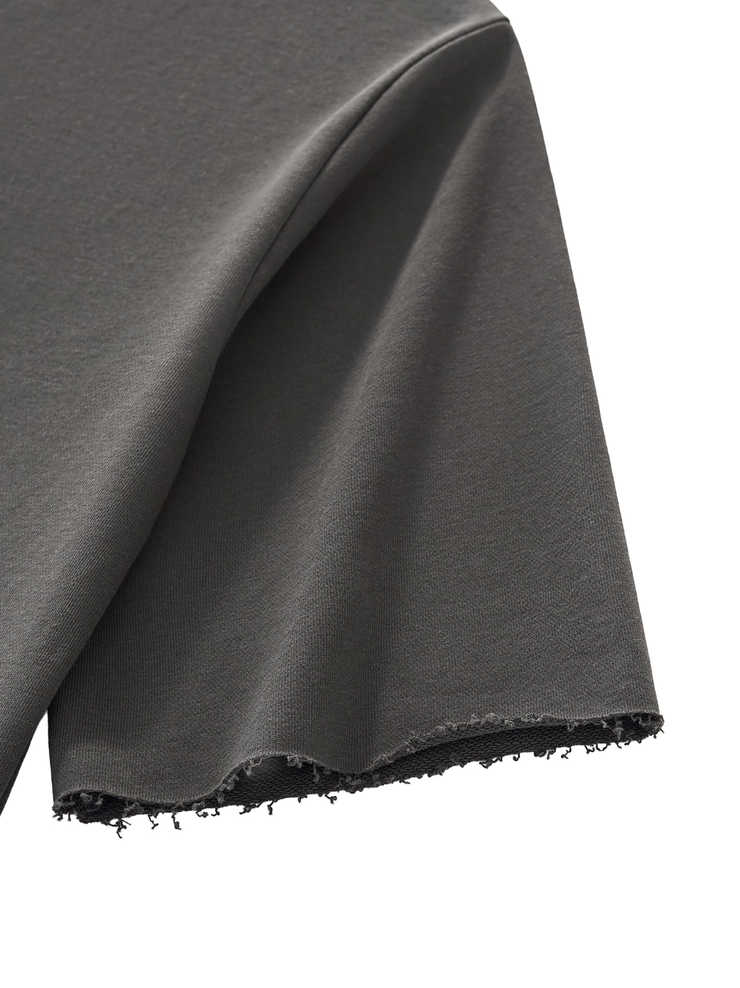 It's All Real Tripped-Out Boxy Half-Sleeve Raw-Edge T-Shirt