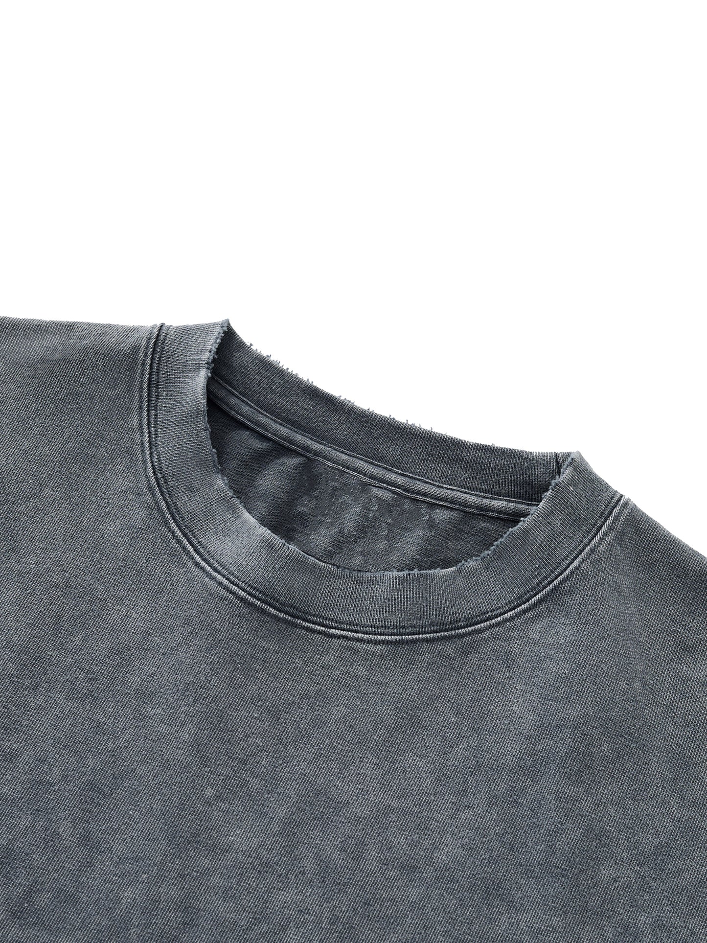 Astral Projection Snow Wash Raw-Hem Boxy T-shirt