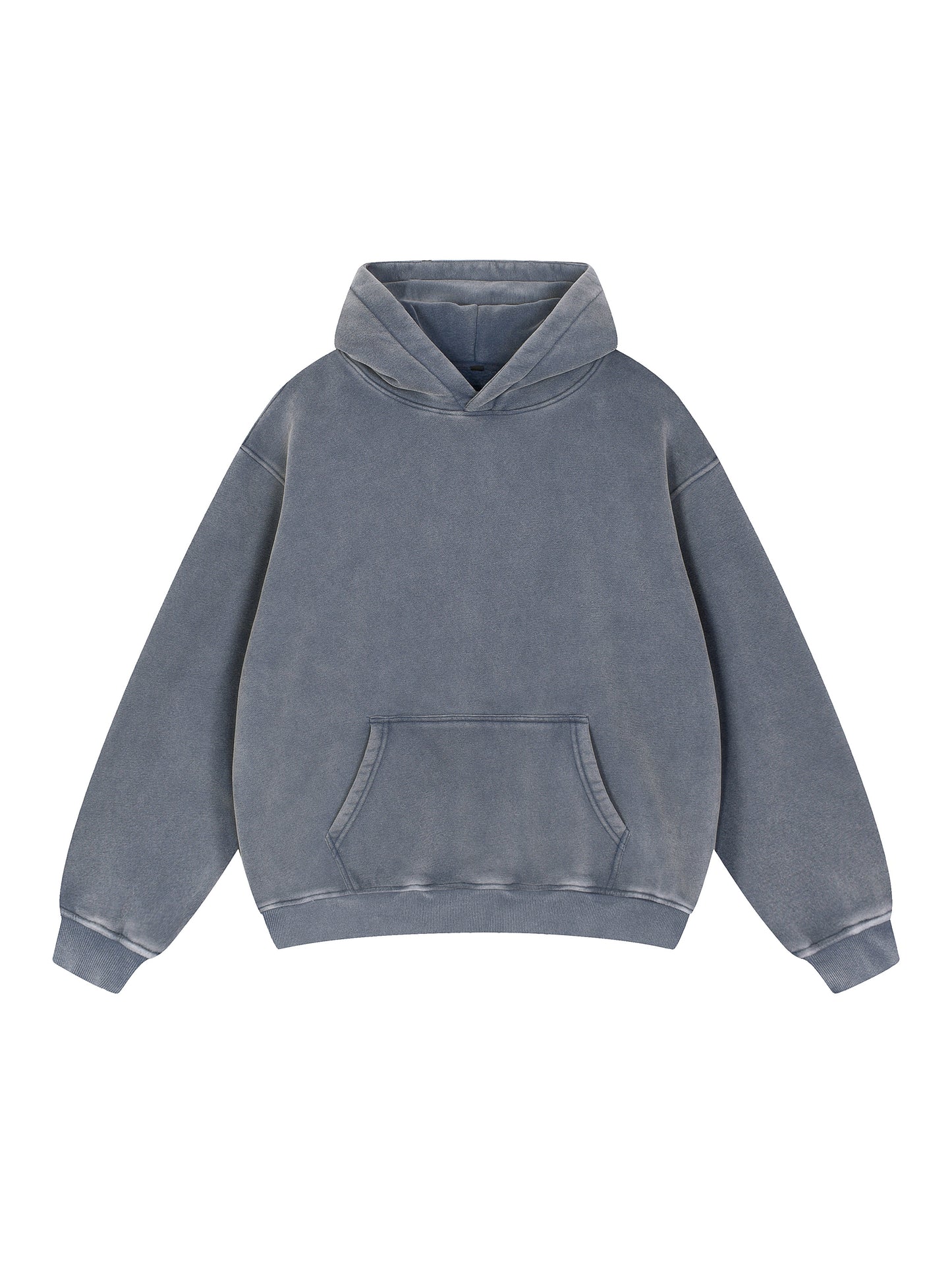 The Time Is Now Snow Wash Fleece Oversize Hoodie